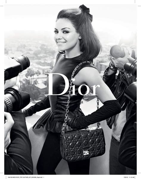 dior spring 2012 ad mila|Mila Kunis for Miss Dior Handbags Spring Summer 2012.